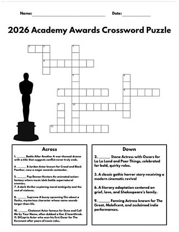Ultimate Actor Bruce Crossword Puzzle for Trivia Enthusiasts